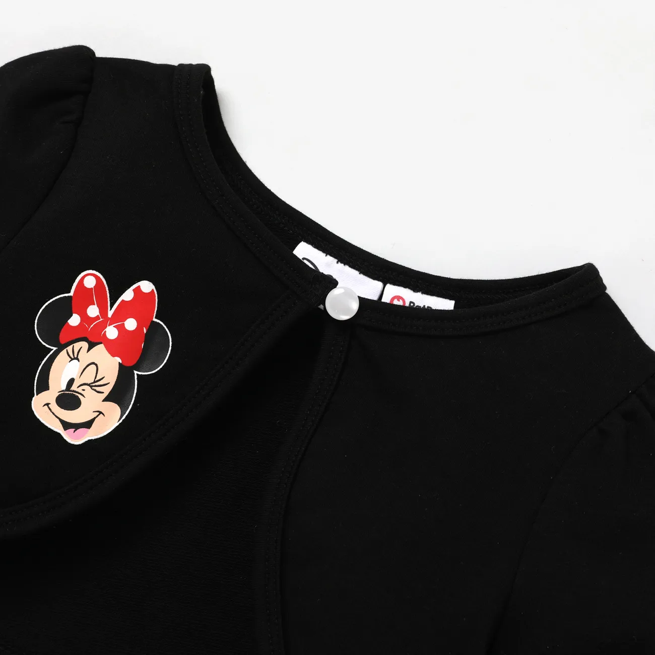 Disney Mickey and Friends 2 unidades Niño pequeño Chica Botón Dulce Traje de falda Rojo big image 1