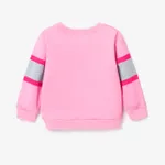 Barbie Positioning Pattern Print Long-sleeve Sweatshirt Pink image 2