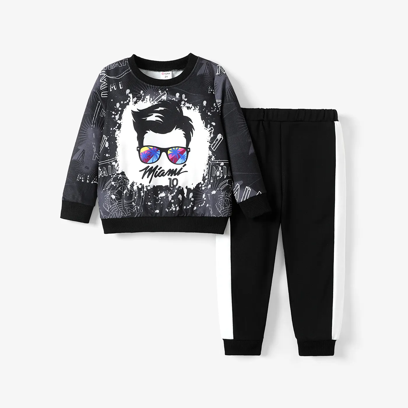 2pcs  Kid/Toddler Girl/Boy Casual Fashion Set
