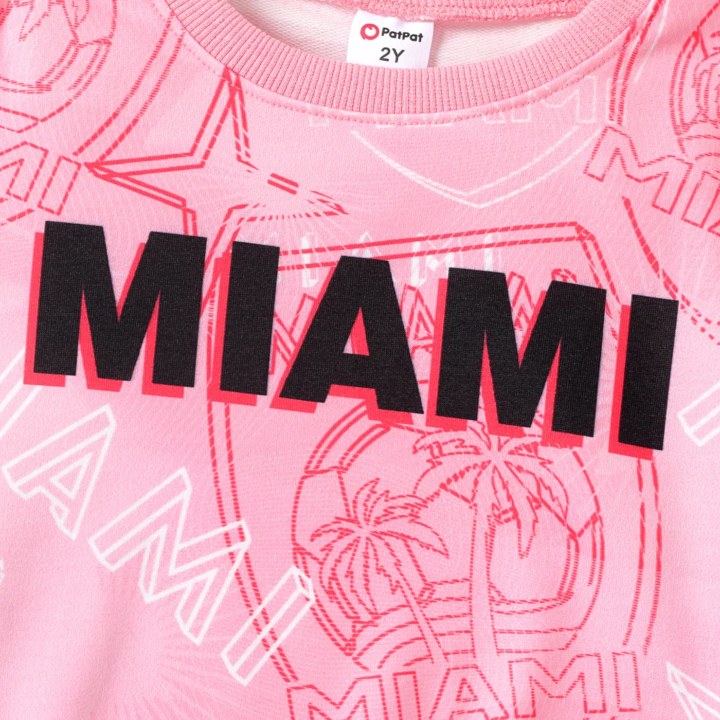2pcs Toddler Baby Girl/Boy Sporty Sweatshirt Set Pink image 4