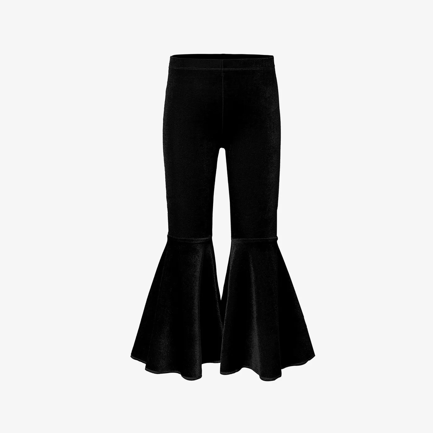 Toddler Girl Casual Flared Leggings Black