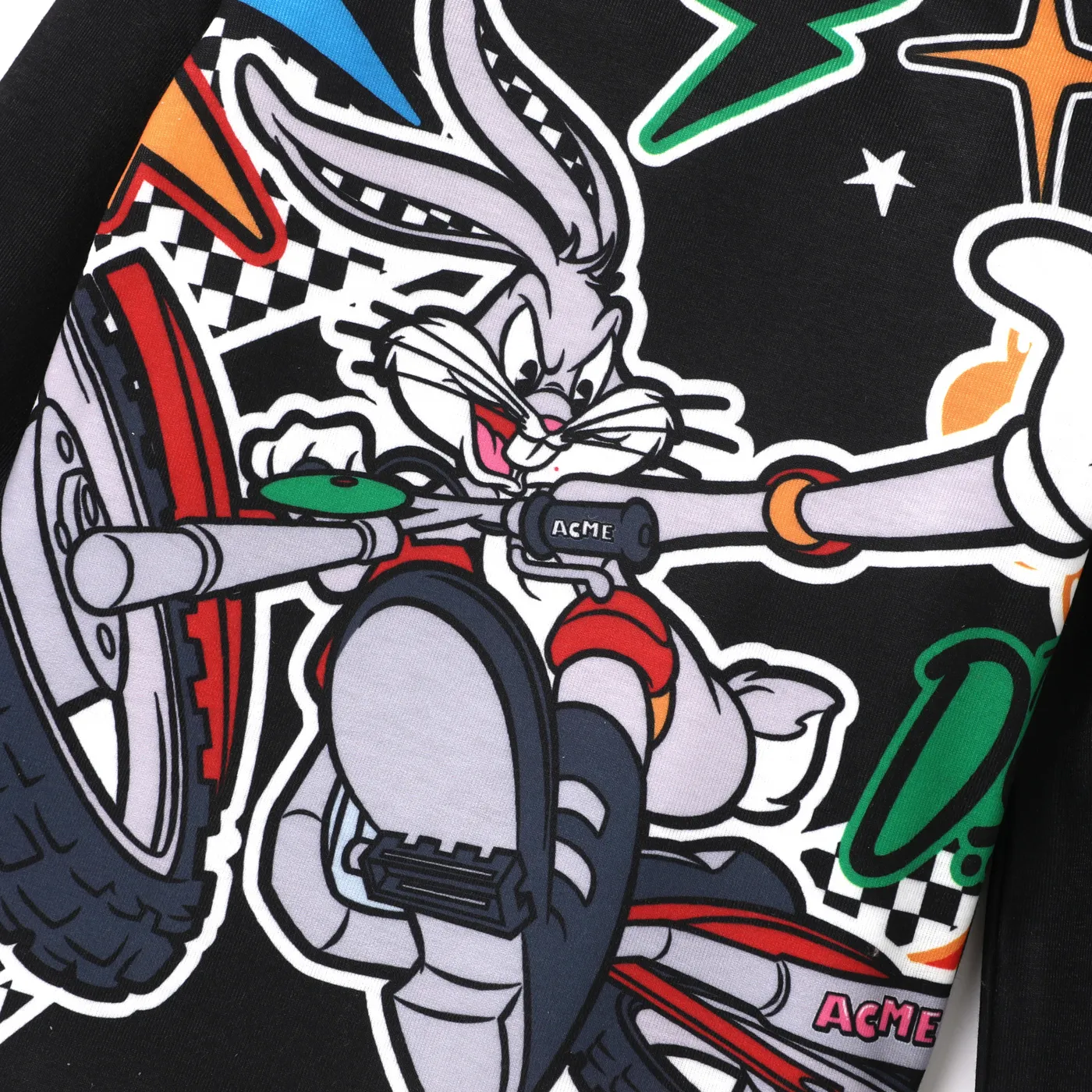 Looney Tunes Toddler/Kid Boy Character Print Long-sleeve Snug-fitting Pajamas Sets  image 2
