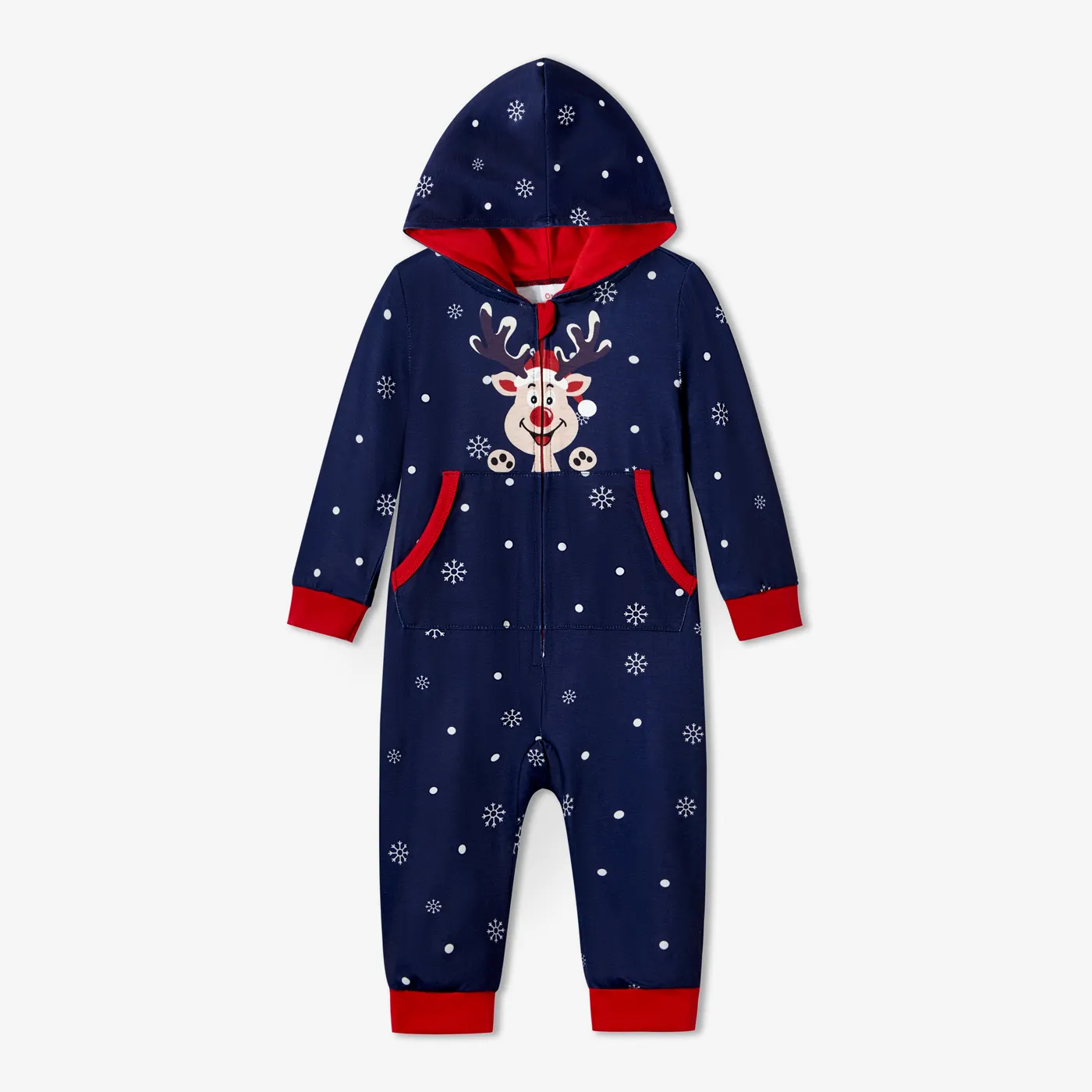 Natal Look de família Manga comprida Conjuntos de roupa para a família Pijamas (Flame Resistant)  big image 1