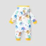 Baby Girl/Boy Animal Pattern Hooded Casual Jumpsuit  image 2