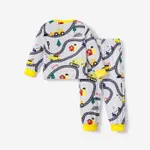 2pcs Toddler/Kid Boy Stylish Casual Pajamas Set   image 2