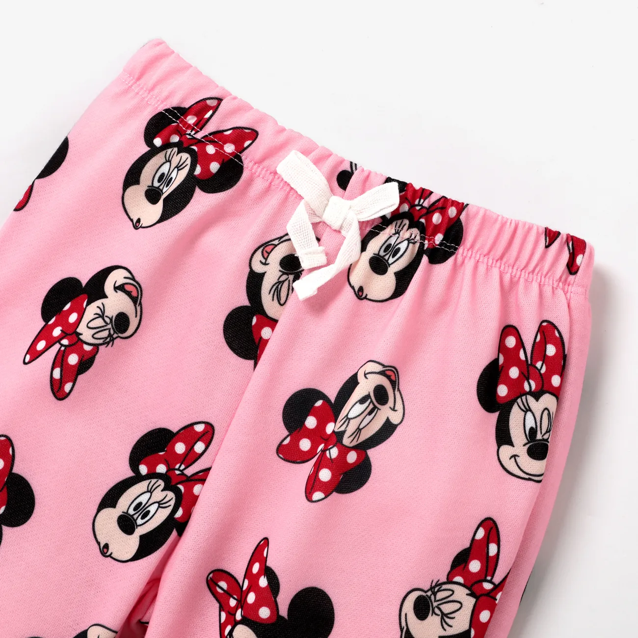 Disney Mickey and Friends 2 unidades Criança Menina Fecho Infantil conjuntos de jaquetas Rosa Claro big image 1