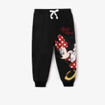Disney Mickey and Friends Toddler Girl Character Print Long-sleeve Jacket/Pants/Tee Black image 6