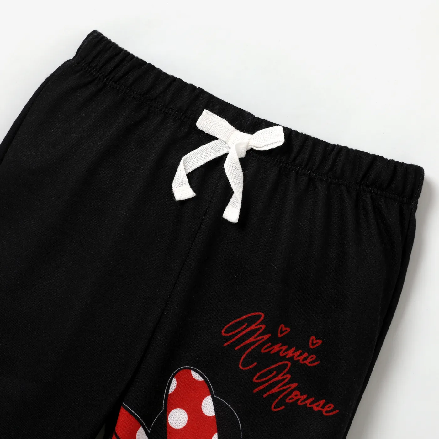 Disney Mickey and Friends Toddler Girl Character Print Long-sleeve Jacket/Pants/Tee Black image 4