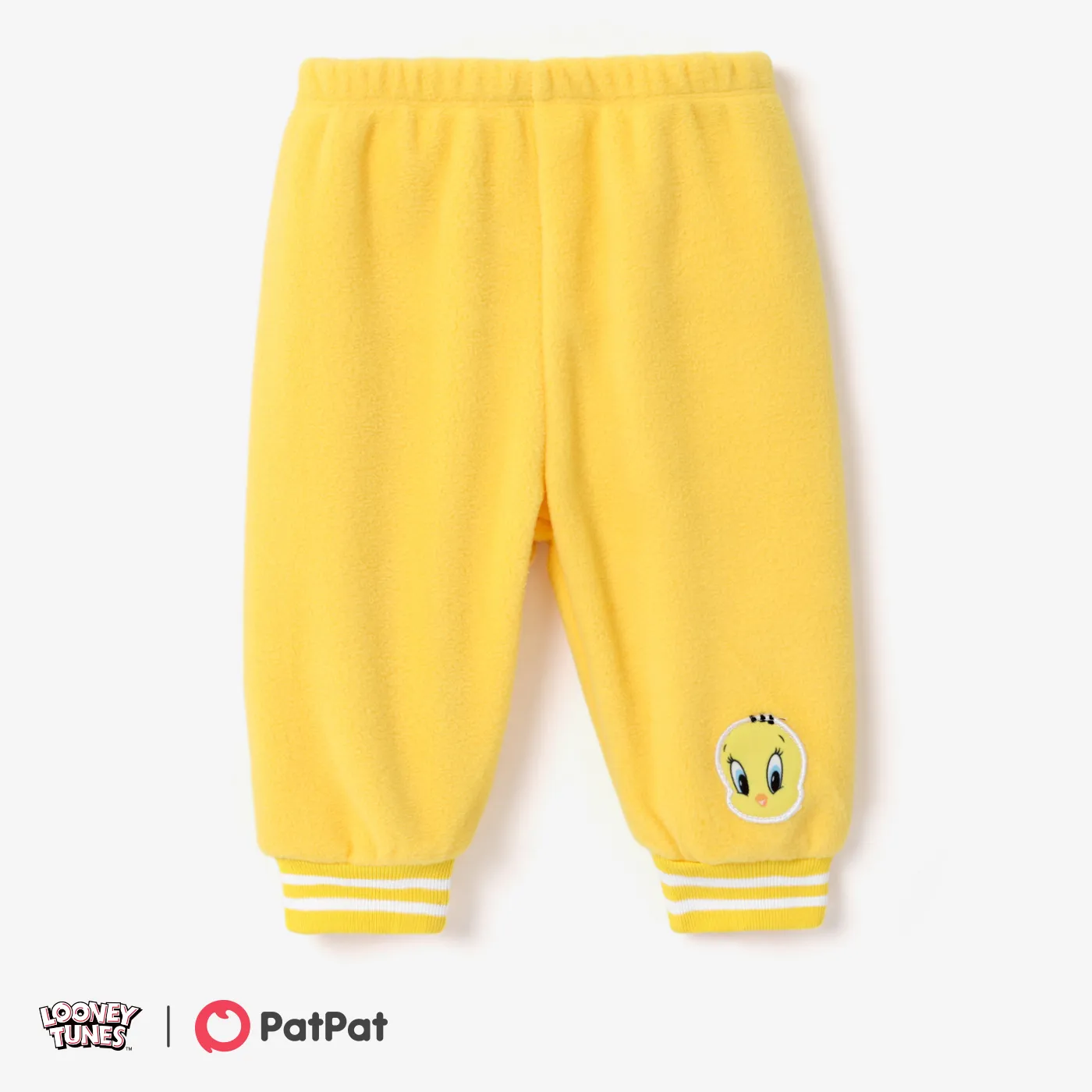 Looney Tunes Baby Boy/Girl Cartoon Animal Print Sweatpants Yellow