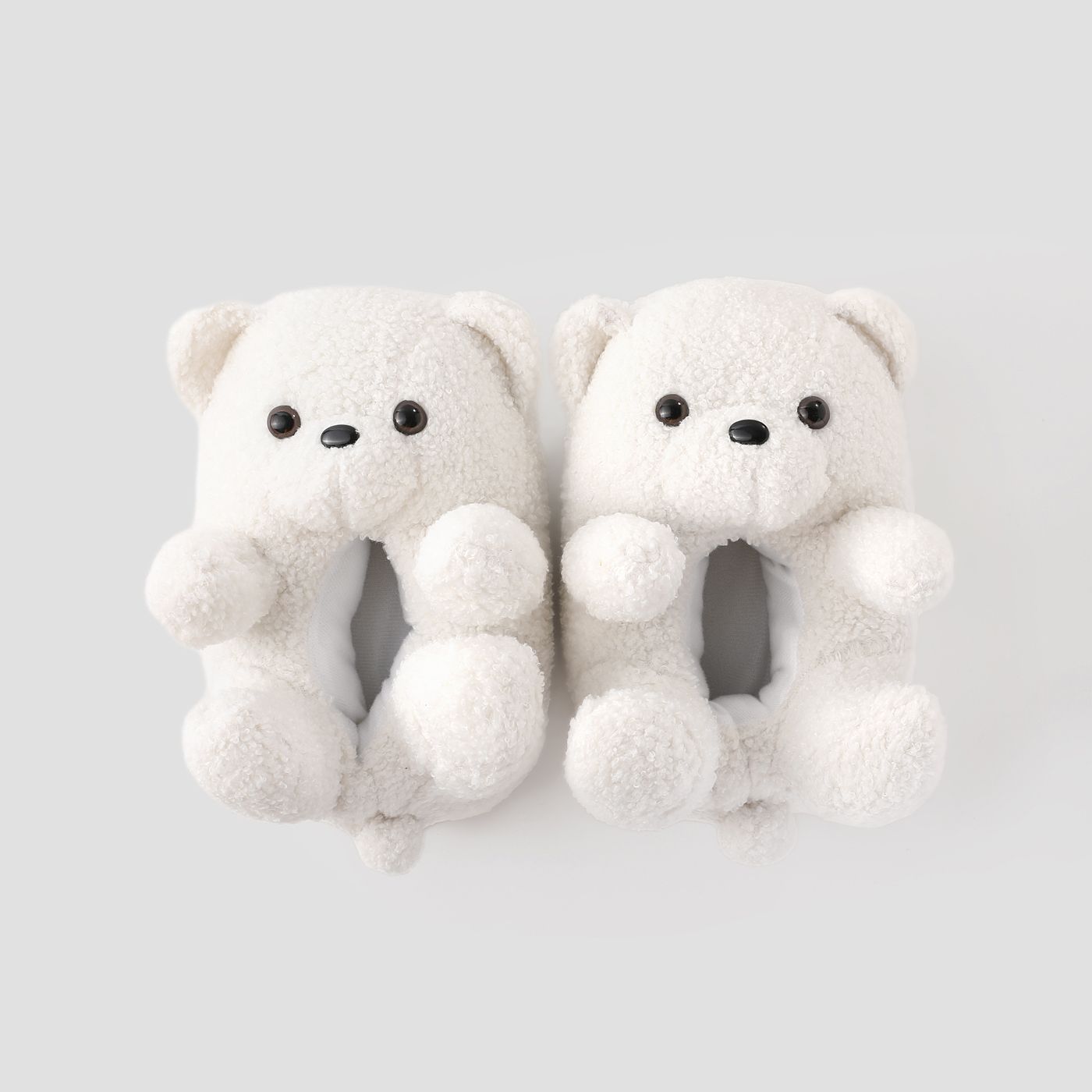 

Family Matching Plush Teddy Bear Slippers