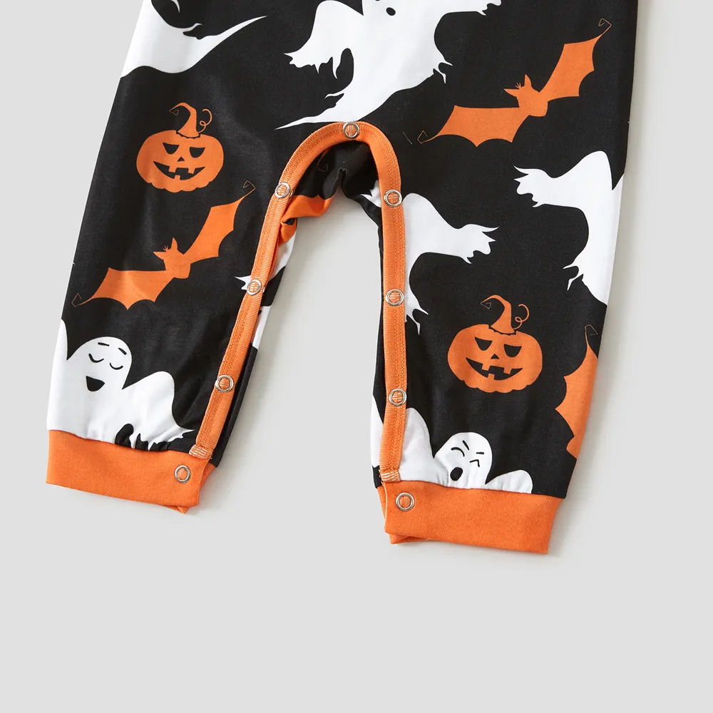 Halloween Family Matching Letter & Pumpkin Print Pajamas Sets (Flame Resistant)
big image 5