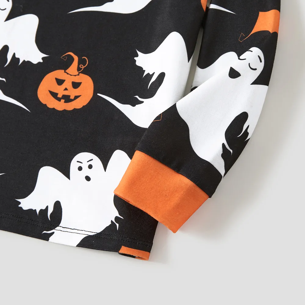 Halloween Family Matching Letter & Pumpkin Print Pajamas Sets (Flame Resistant)
big image 8