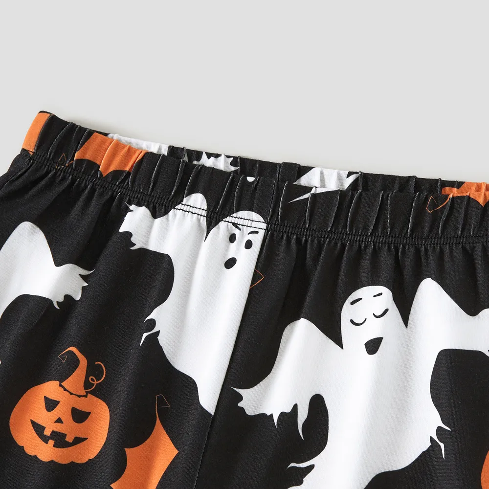 Halloween Family Matching Letter & Pumpkin Print Pajamas Sets (Flame Resistant)
big image 9