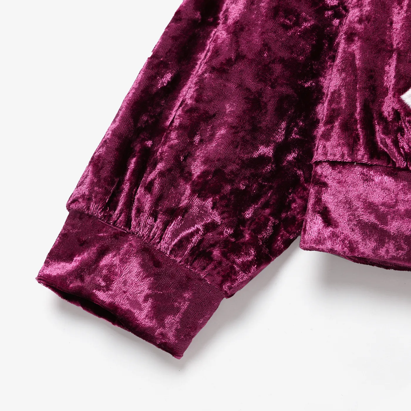 L.O.L. SURPRISE! Kid Girl Graphic Velvet Long-sleeve Hooded Jacket or Bell Pant  image 5