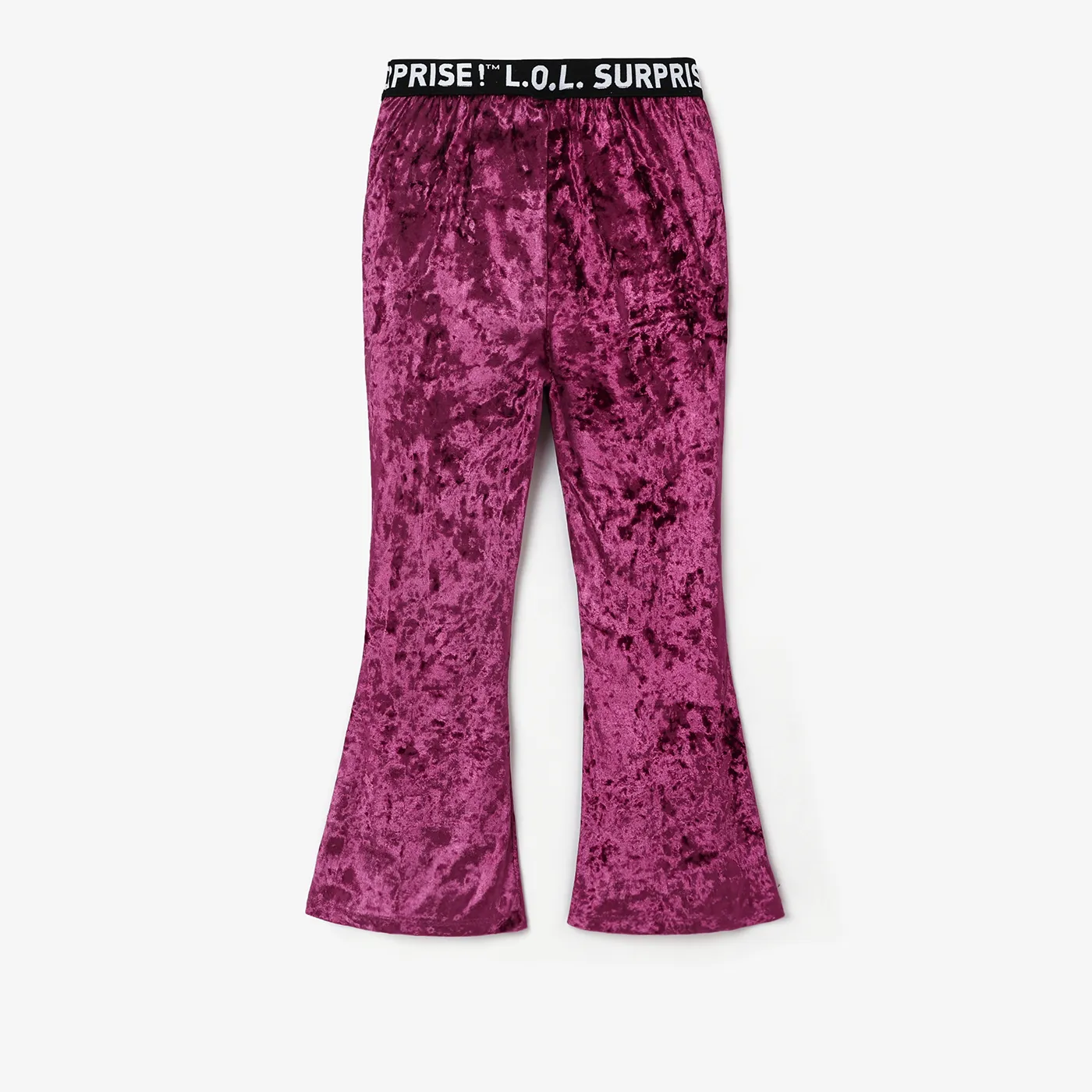 L.O.L. SURPRISE! Kid Girl Graphic Velvet Long-sleeve Hooded Jacket or Bell Pant  image 5