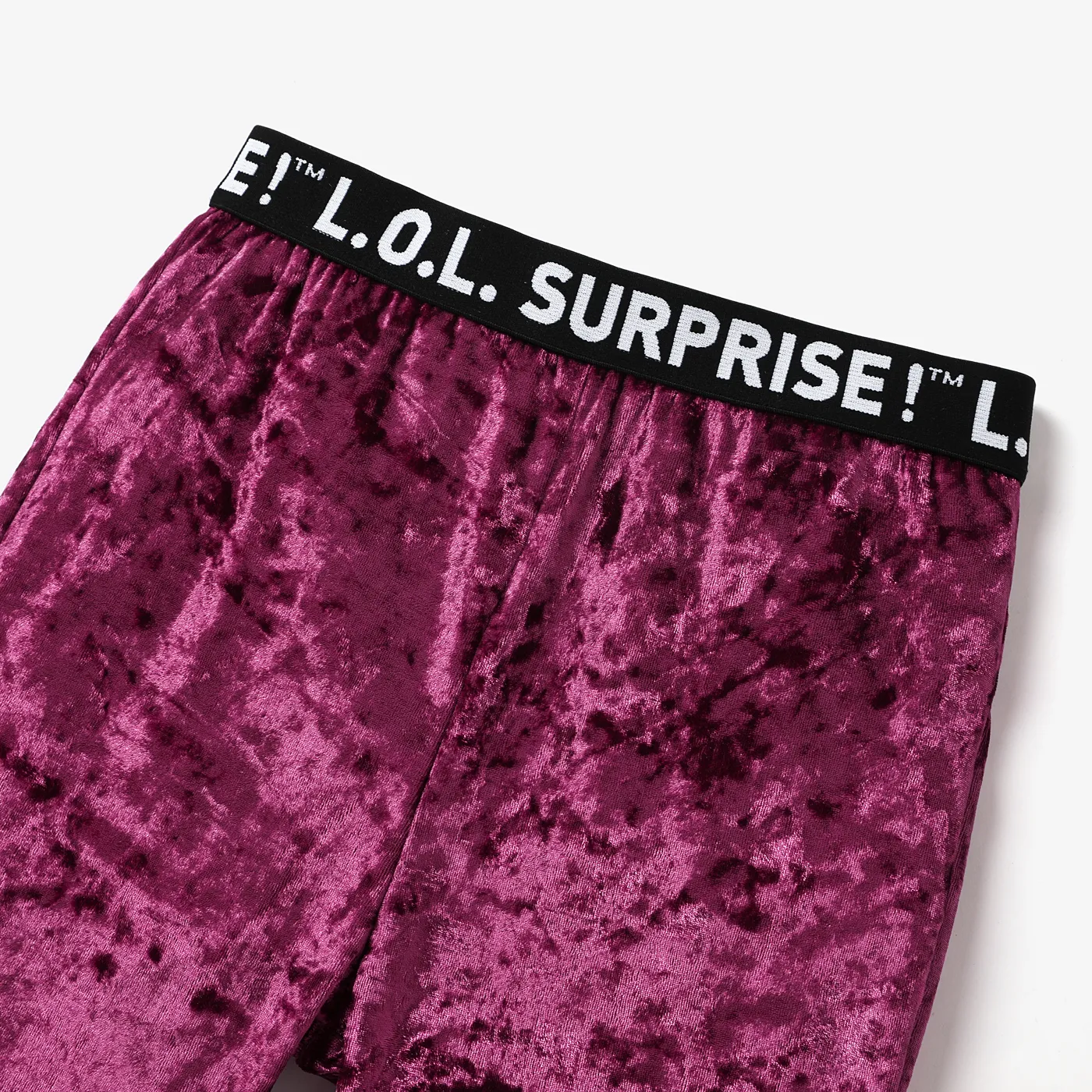L.O.L. SURPRISE! Kid Girl Graphic Velvet Long-sleeve Hooded Jacket or Bell Pant  image 2