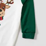 Christmas Family Matching Reindeer Print Long Sleeve Pajamas Sets (Flame resistant)  image 5