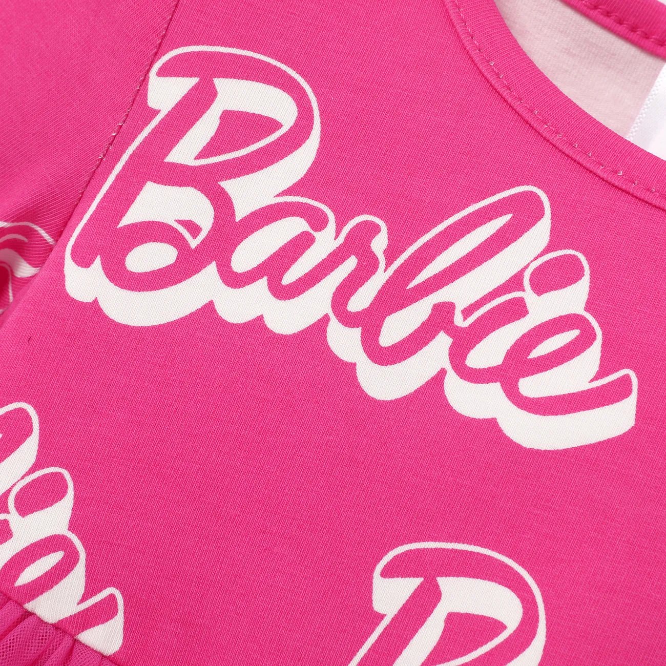 Barbie Baby Girl Cotton Letter Print Sesh Tutu Skirt  Roseo big image 1