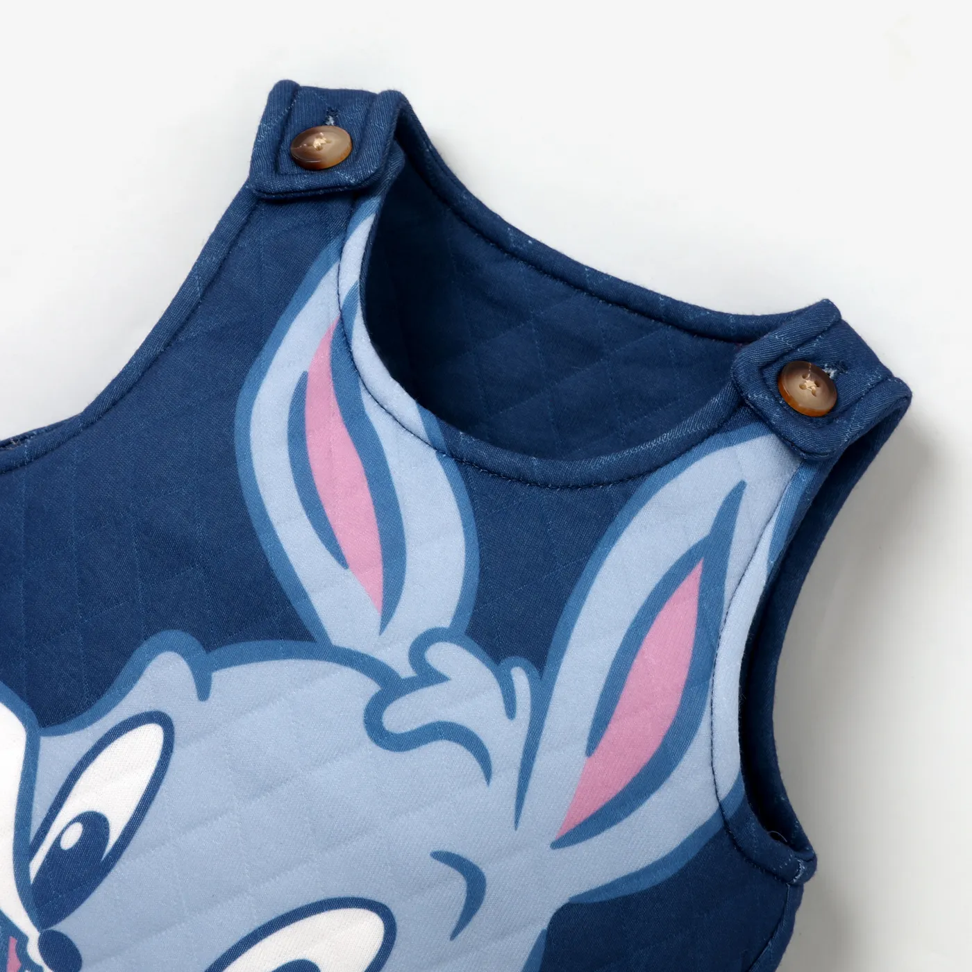 Looney Tunes Baby Boy/Girl Character Graphic Print Top or Jumpsuit Dark Blue image 3