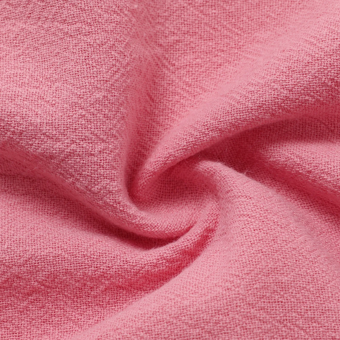 Toddler Girl 100% Cotton Ruffle Hem Solid Shorts Pink image 5