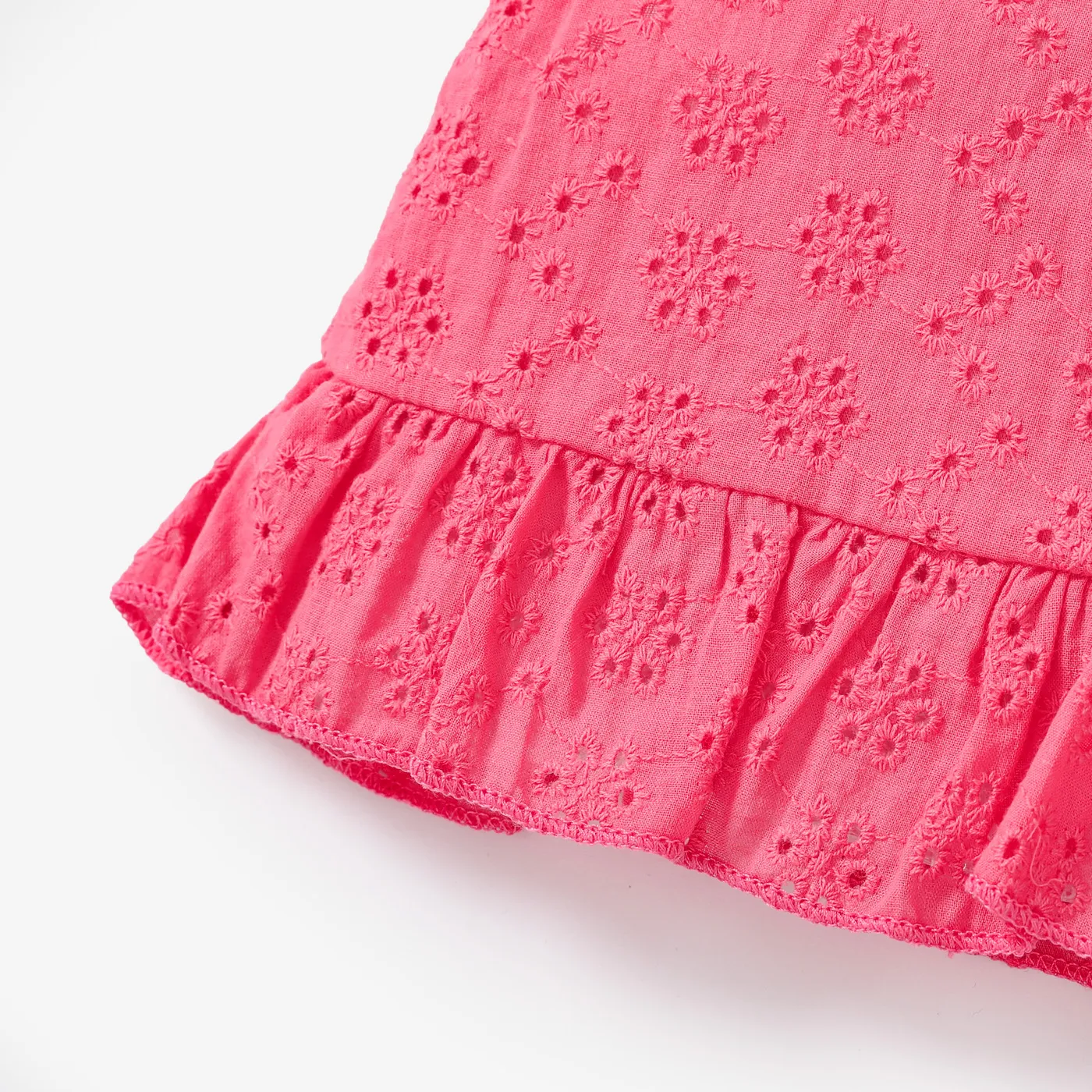 3 unidades Bebé Menina Manga cava Bonito Manga cava Conjunto para bebé Rosa Quente image 4