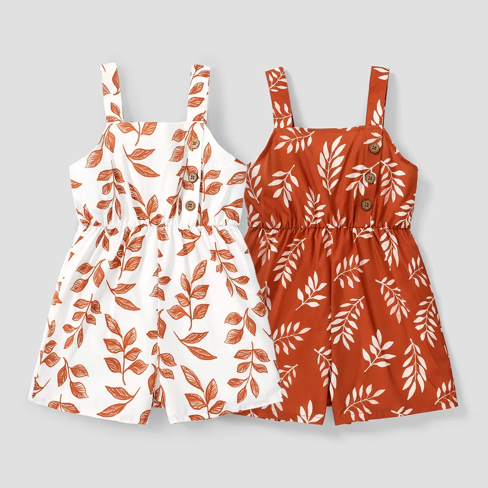 Kleinkinder Mädchen Knöpfe Süß Baby-Overalls big image 2