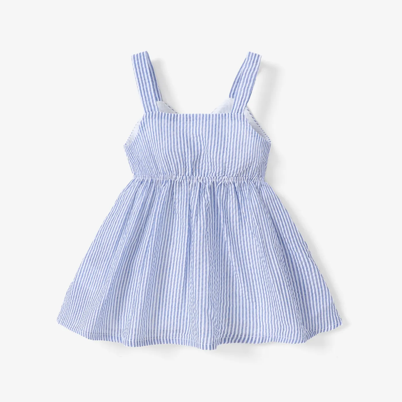 Baby / Toddler Strappy Striped Dress Light Blue image 3