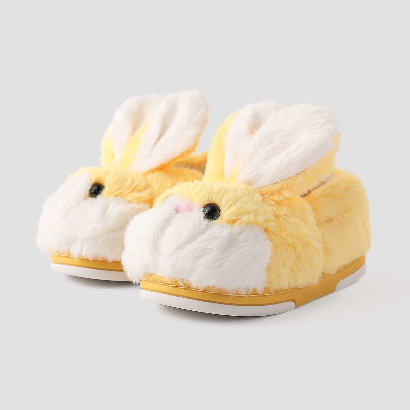 Toddler And Kids 3D Rabbit Pattern Furry Slippers
