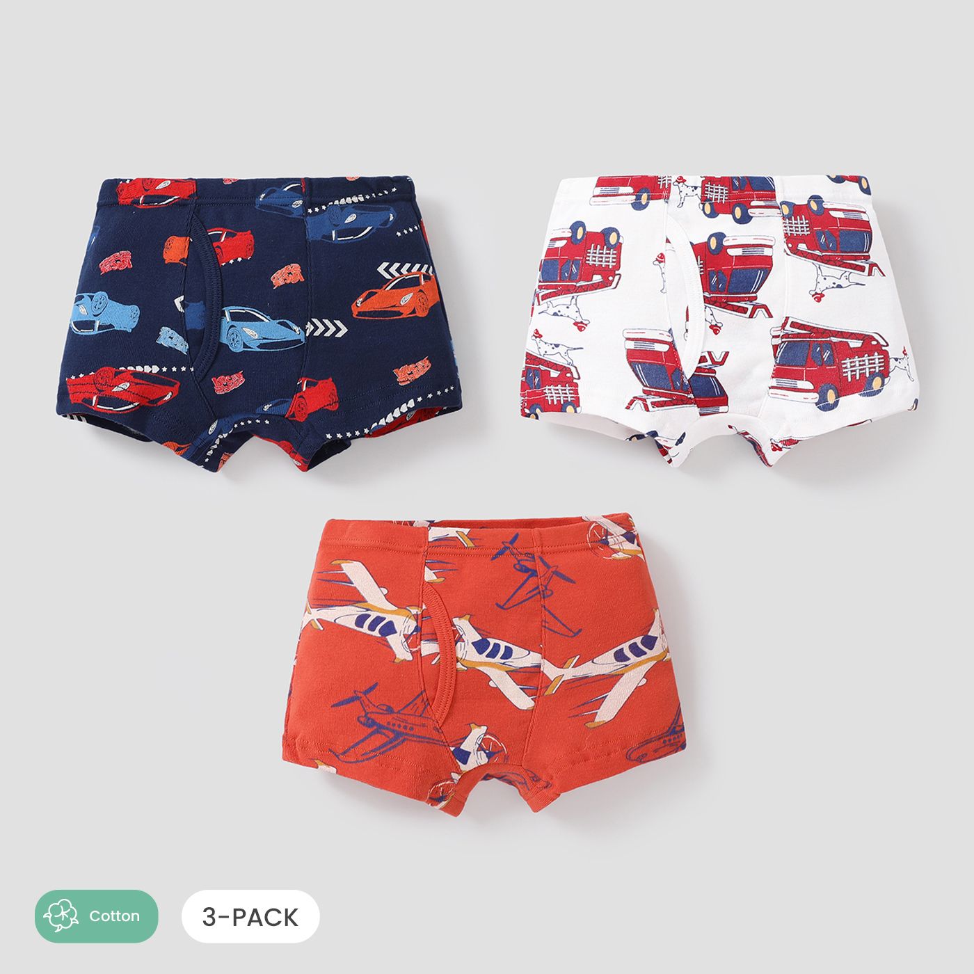 3pcs Toddler/Kid Boy Casual Cotton Underwear Set