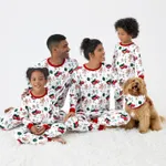 Christmas Family Matching Allover Red Truck  Candy Cane Gingerbread Man Print Long-sleeve Pajamas Sets (Flame Resistant)  image 4