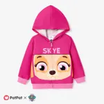PAW Patrol Toddler Girl/Boy Character Print Long-sleeve Hooded Jacket Pink