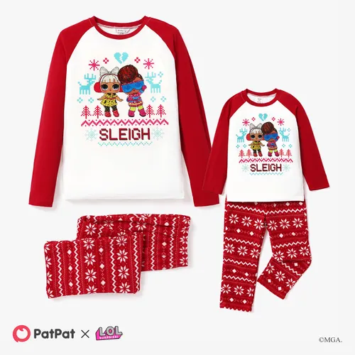 L.O.L. SURPRISE! Christmas Mommy and Me Character Print Pajamas Sets (Flame Resistant)