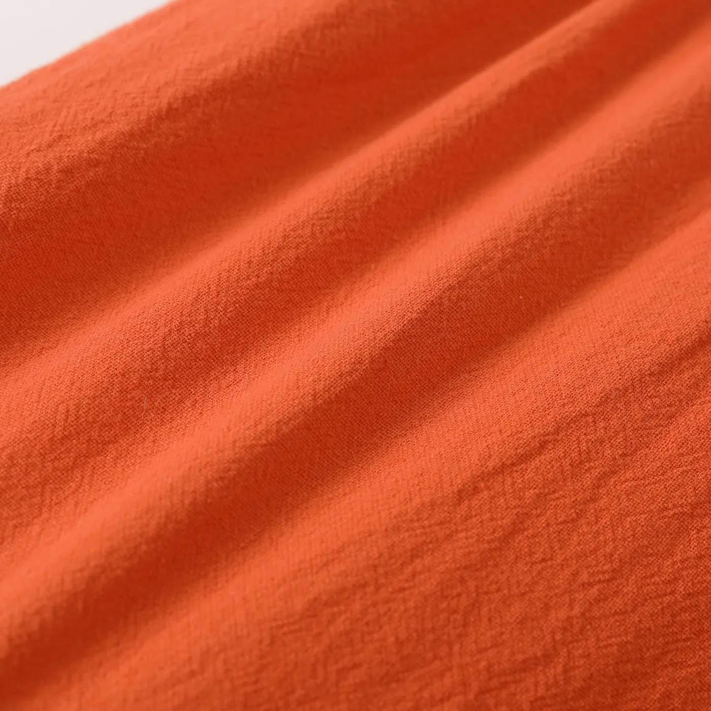 Toddler Girl Casual Solid Jumpsuit Orange image 6