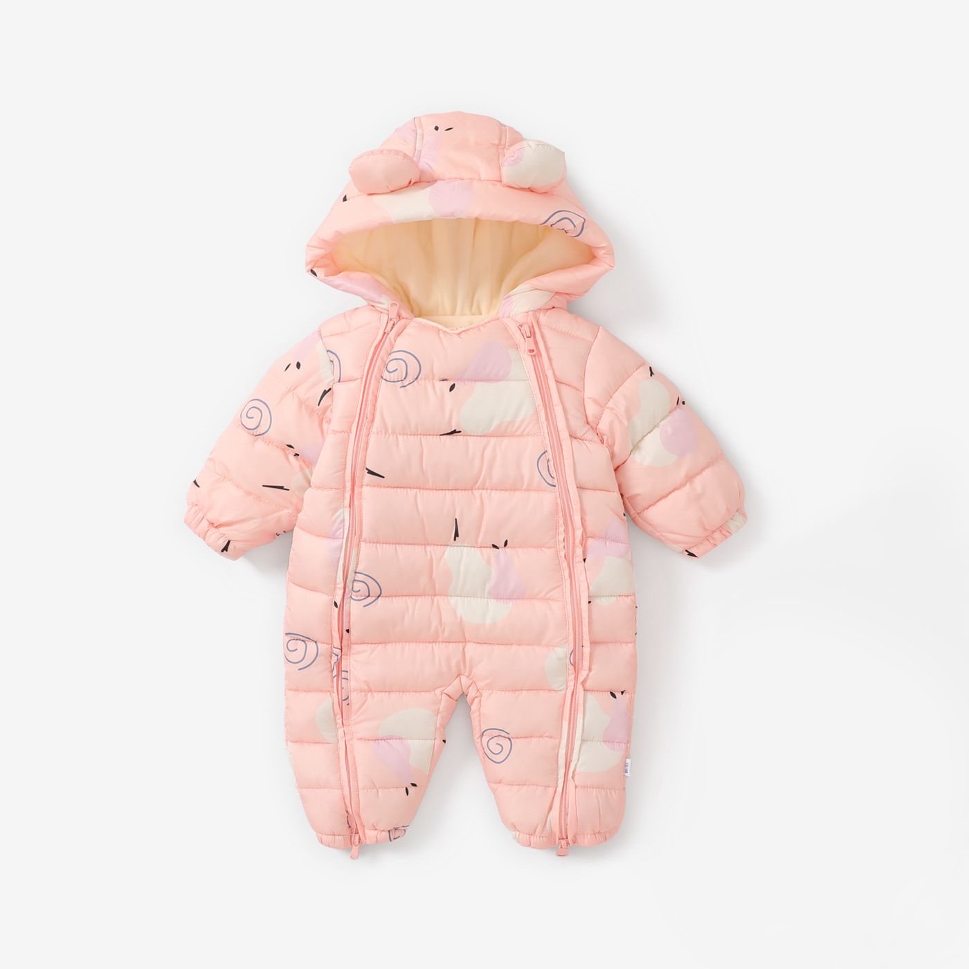 Baby Boy / Girl Childlike Space Hooded Jumpsuit