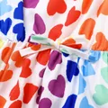 Kid Girl Colorful Heart Print Slip Dress  image 4
