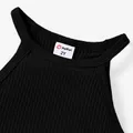Toddler Girl Solid Ribbed Halter Tank Top  image 3