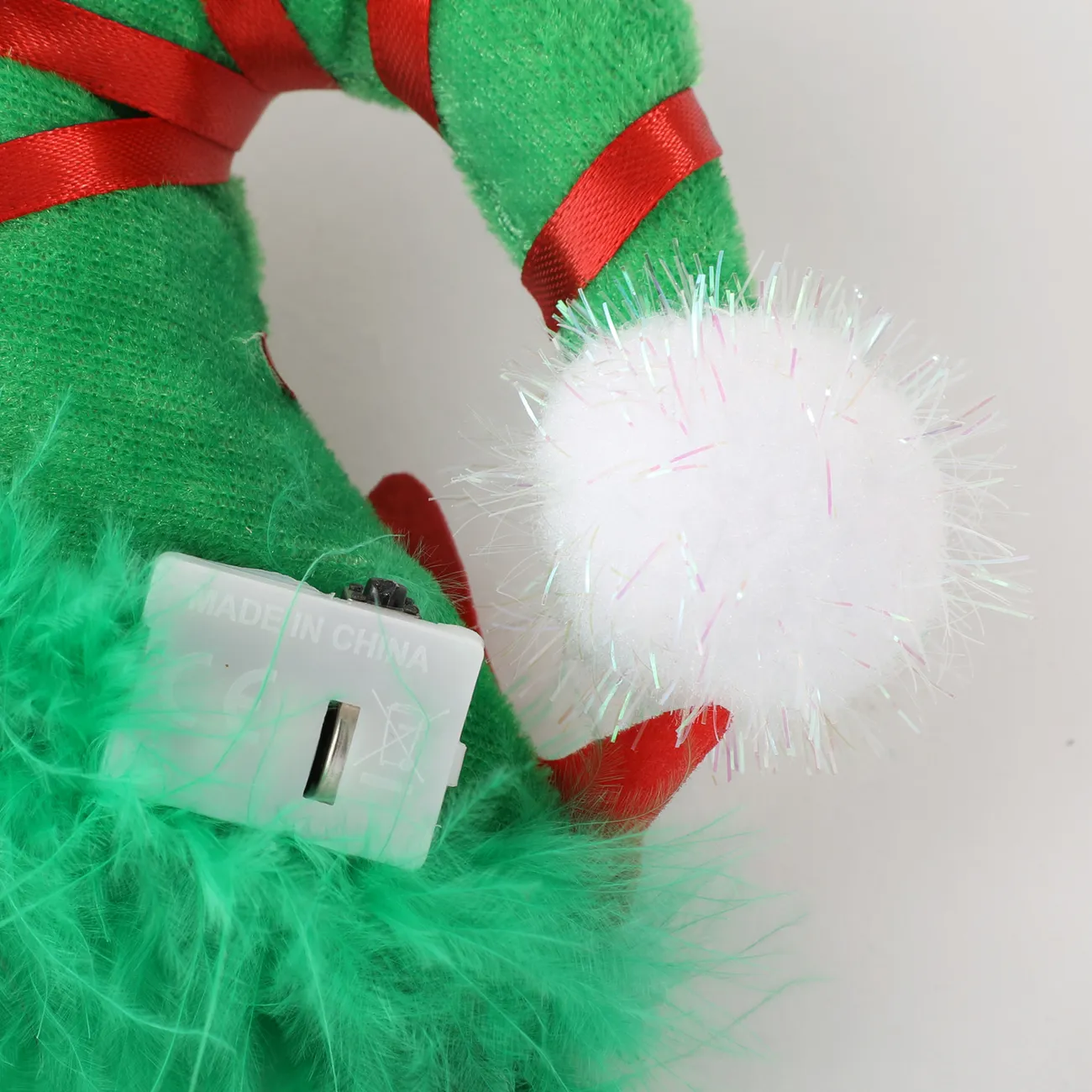 Toddler/kids/adult likes Christmas Glow Shiny Headband Green big image 1