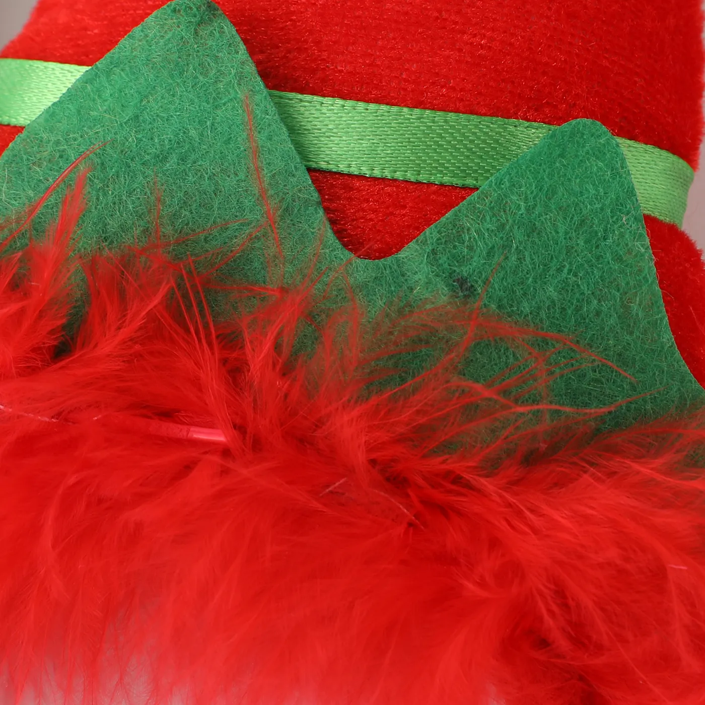 Toddler/kids/adult likes Christmas Glow Shiny Headband Red image 3