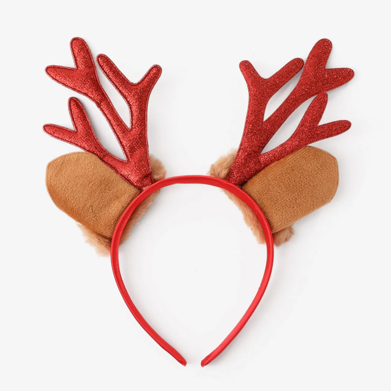 Christmas Greet Bell Elk Antler Red Headband for Toddler/kids/adult  Red big image 1