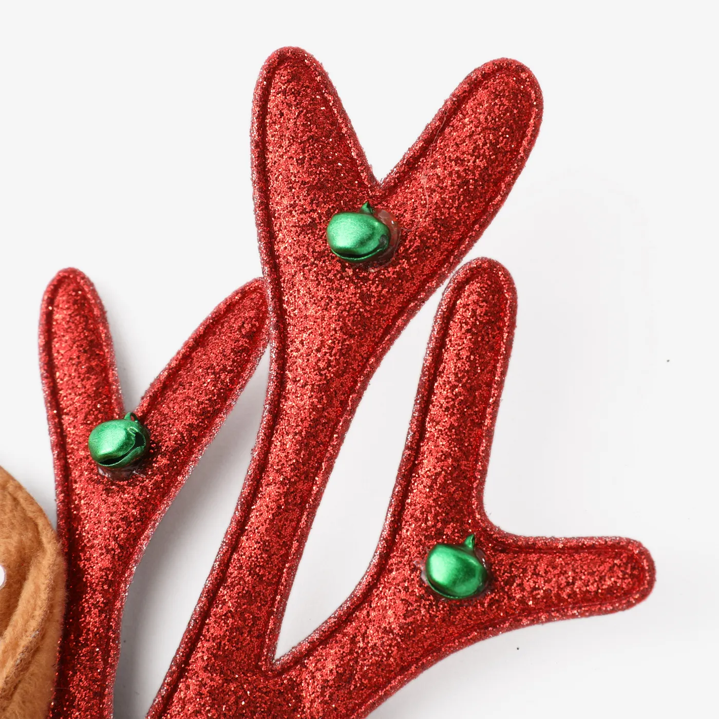 Christmas Greet Bell Elk Antler Red Headband for Toddler/kids/adult   image 4