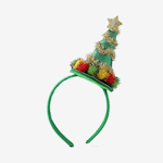 Decoração requintada do Natal, faixa de cabeça da árvore de Natal iluminada Verde image 6