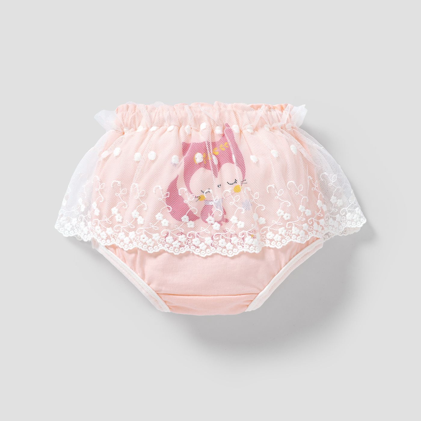 Girls' Sweet 3D Animal Pattern Underwear Set