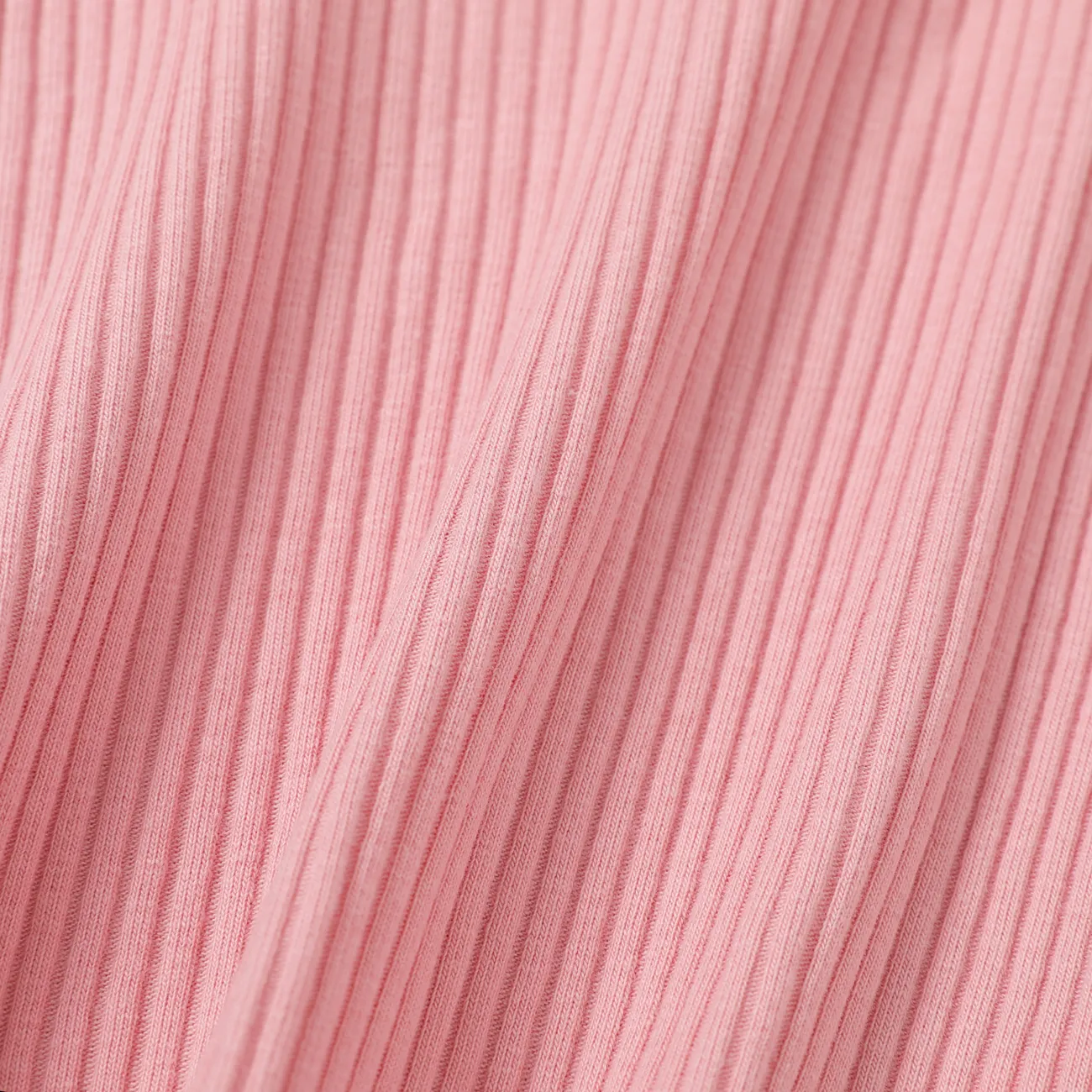 Baby Mädchen Flatterärmel Basics Kurzärmelig T-Shirts rosa big image 1
