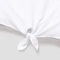 2pcs Kid Girl Tie Knot Sleeveless Tee and Elasticized Paperbag Shorts Set  image 4
