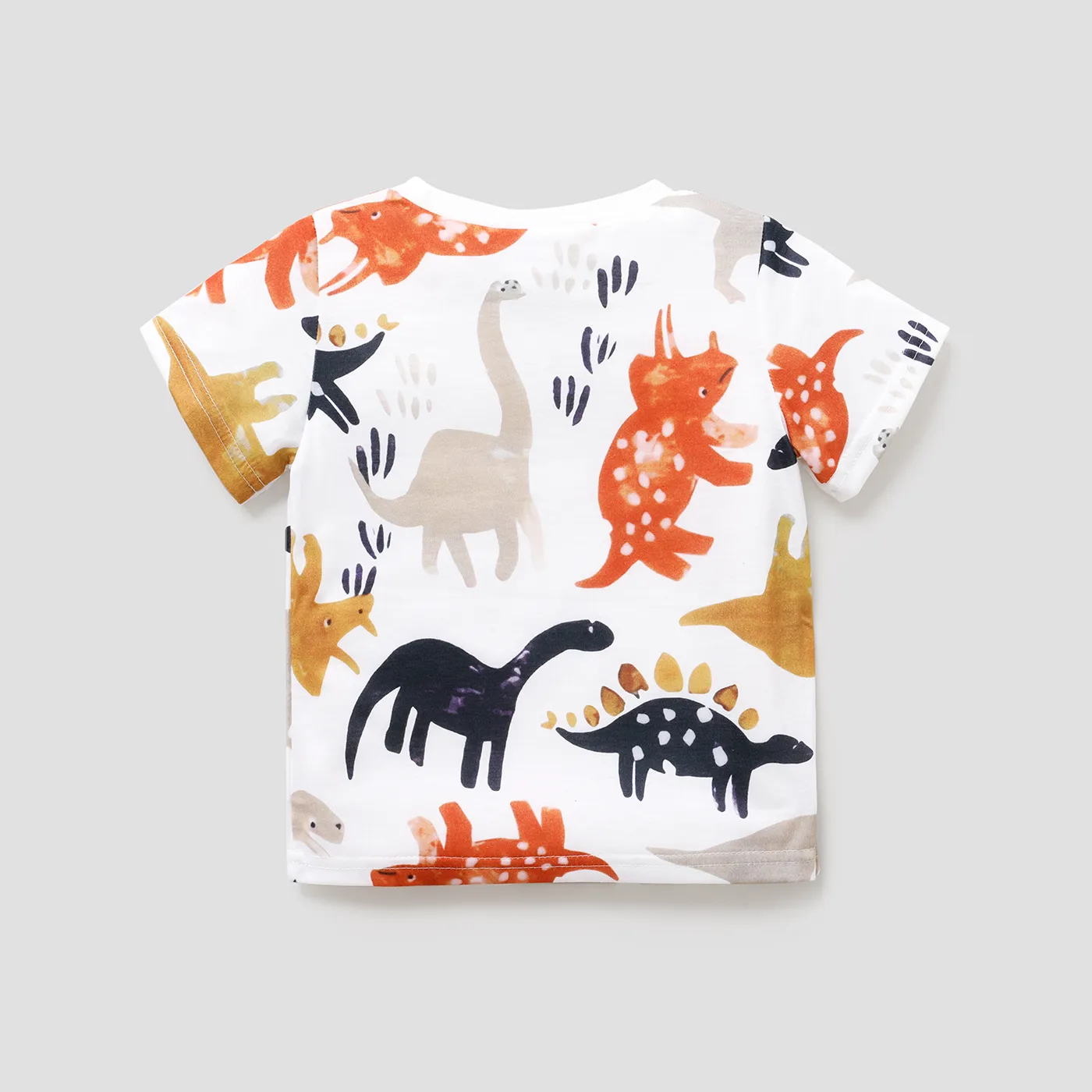 Toddler Boy Animal Dinosaur Print Short-sleeve Tee  image 2