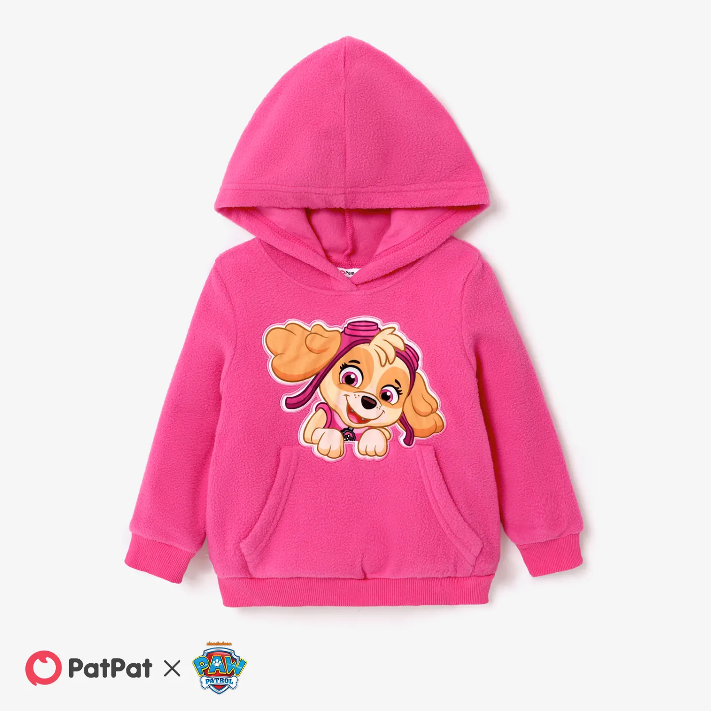 PAW Patrol Toddler Boy/Girl Character Print Polarfleece Long-sleeve Hooded Sweatshirt   big image 1