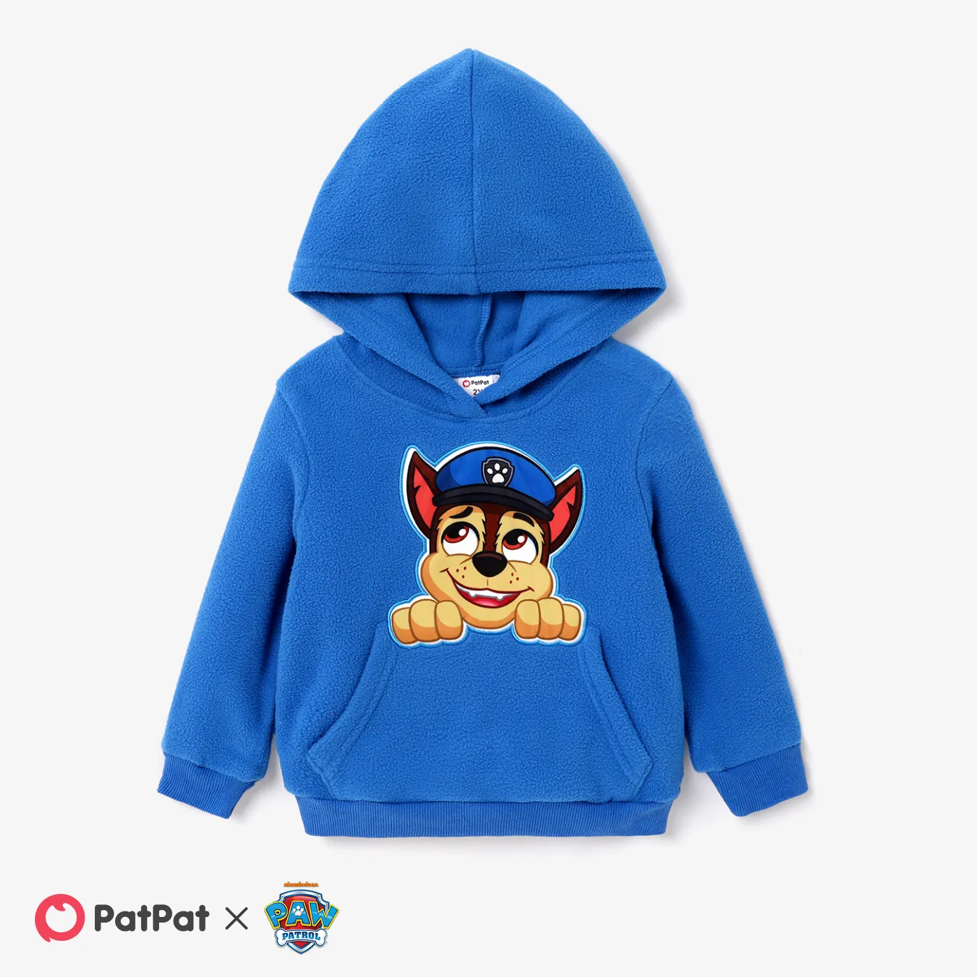 PAW Patrol Toddler Boy/Girl Character Print Polarfleece Long-sleeve Hooded Sweatshirt  Blue