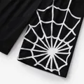 2pcs Kid Boy Spider Print Colorblock Short-sleeve Tee and Elasticized Shorts Set  image 4