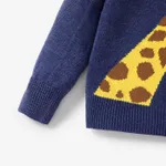 Baby Boy Childlike Giraffe Long Sleeve Sweater  image 4