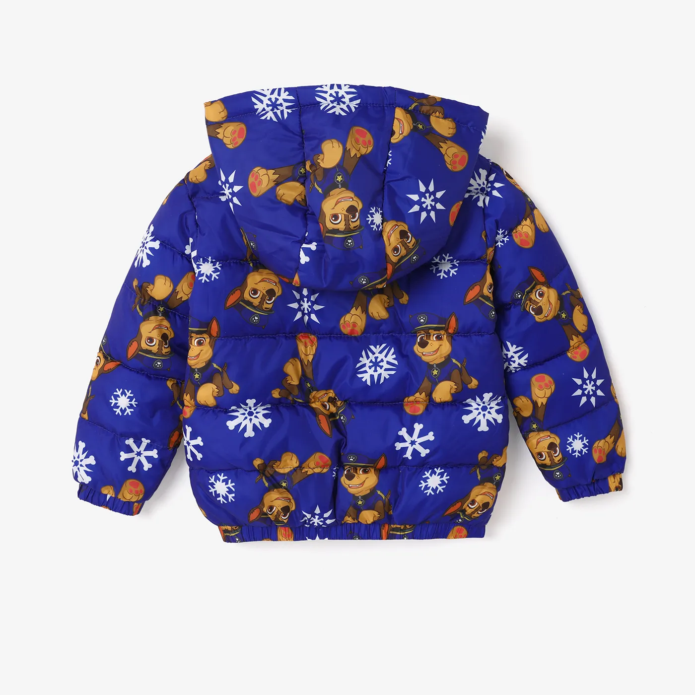 PAW Patrol Toddler Girl/Boy Character & Allover Print Long-sleeve Hooded Quilted Jacket Blue image 3